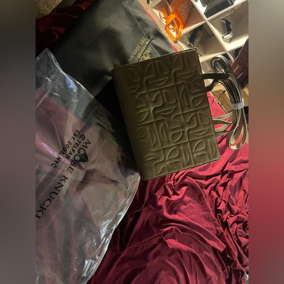 Brand new Gold Medium Mooseknuckle x Telfar Collab Bag for sale - Picture 2 of 4